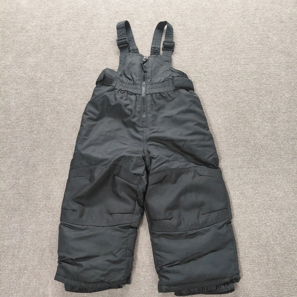 Baby Toddler Black Snow Bib Pants- Cat & Jack Size 18 Month Boy Girl